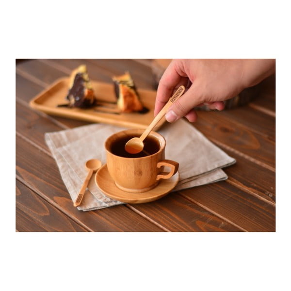 Комплект от 6 бамбукови чаени лъжички Lolli - Bambum-image-3