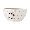 Бяла/кафява глинена детска купичка ø 14 cm Dolly – Bloomingville Mini