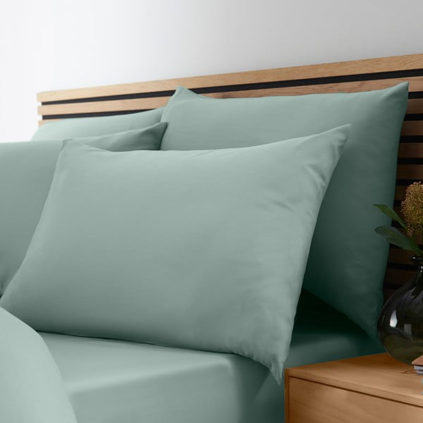 Зелено двойно  спално бельо от микрофибър 200x200 cm So Soft Easy Iron – Catherine Lansfield-image-3