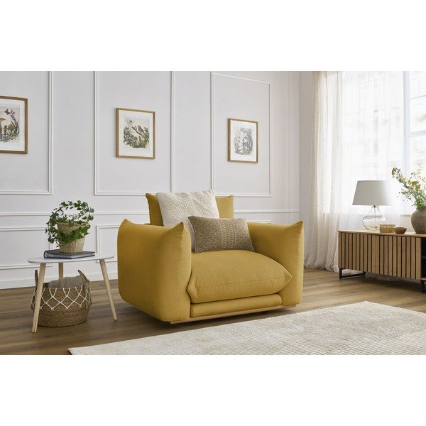 Жълто кресло Ernest – Bobochic Paris-image-1