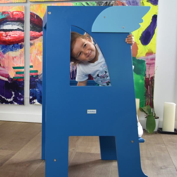 Тюркоазени допълнителни крила към учебната кула Montessori - Rocket Baby-image-3