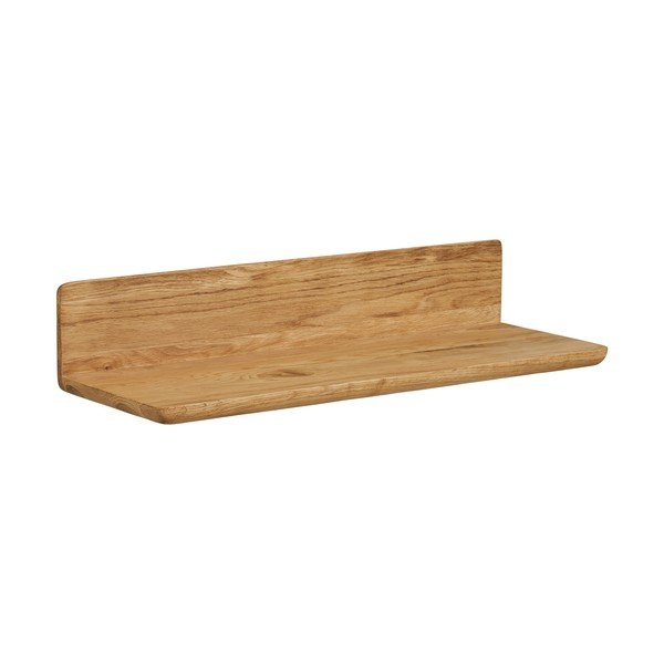 Стенен рафт от масивен дъб в светло естествен цвят 60 cm Salina – House Nordic