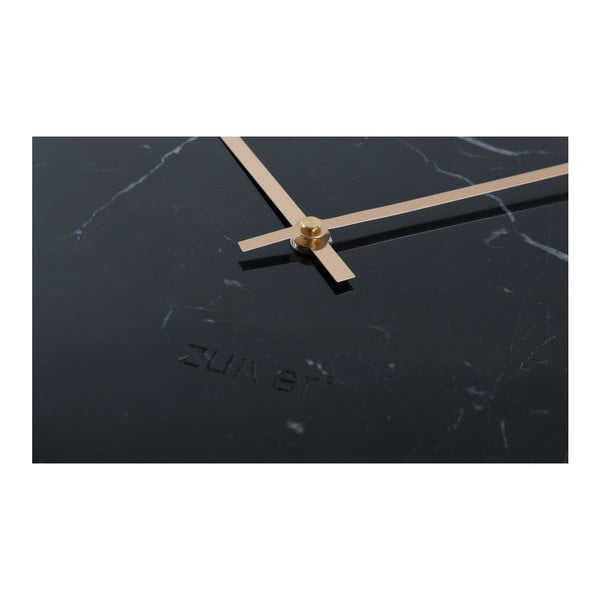 Черно мраморно време стенен часовник - Zuiver-image-3