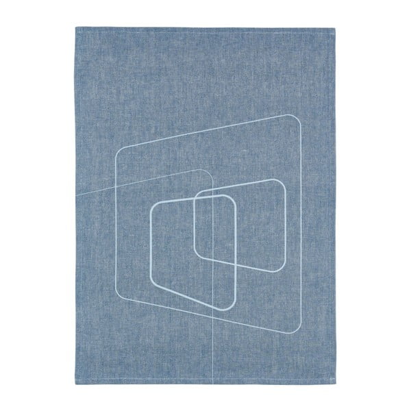 Синя кухненска кърпа ZONE Squares - Zone