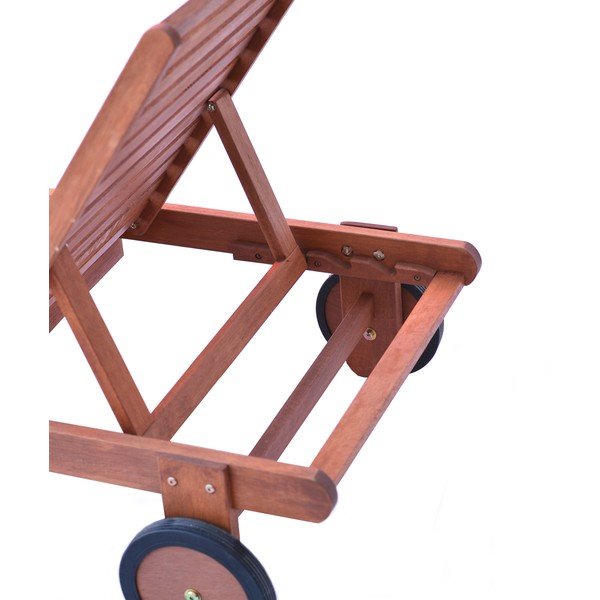 Дървен градински шезлонг Victoria - Rojaplast-image-4