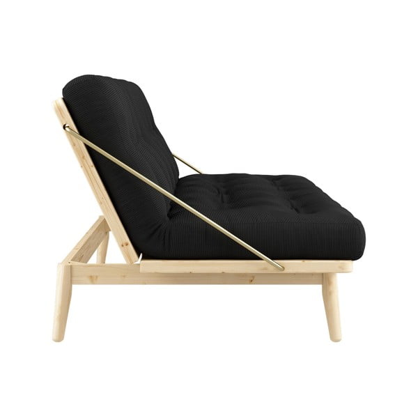 Променлив диван от велур / Черно въглен Folk Raw - Karup Design-image-4