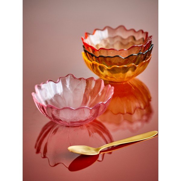 Стъклени купички в комплект 4 бр. за сладолед 120 ml Kana – Bloomingville-image-1