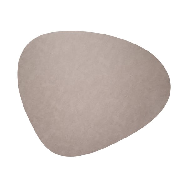 Сиво-бежова кожa 115x135 cm Curve XXXL Bull – LIND DNA