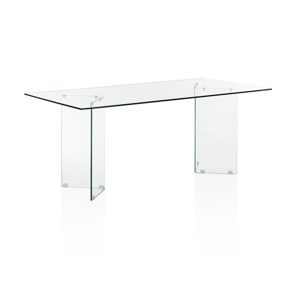 Стъклена трапезна маса 90x180 cm Kaya – Tomasucci