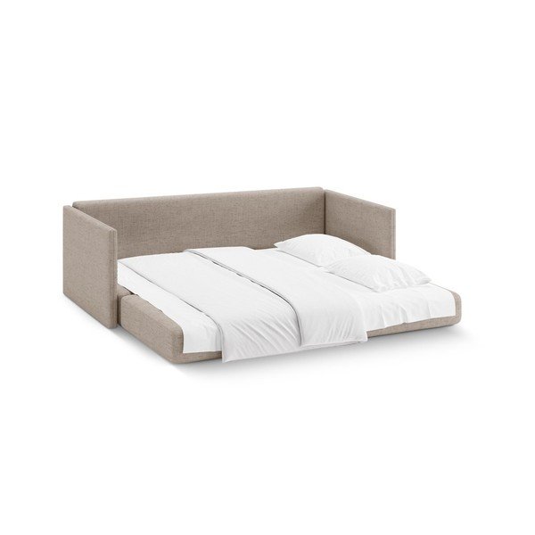 Светлокафяв шенилов сгъваем диван 209 cm Shannon – Cosmopolitan Design-image-3