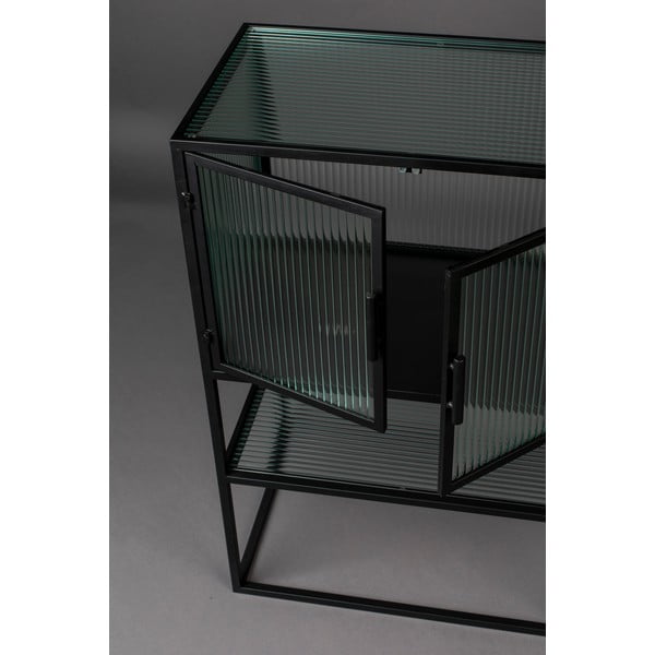 Черен метален шкаф 60x90 cm Boli - Dutchbone-image-1