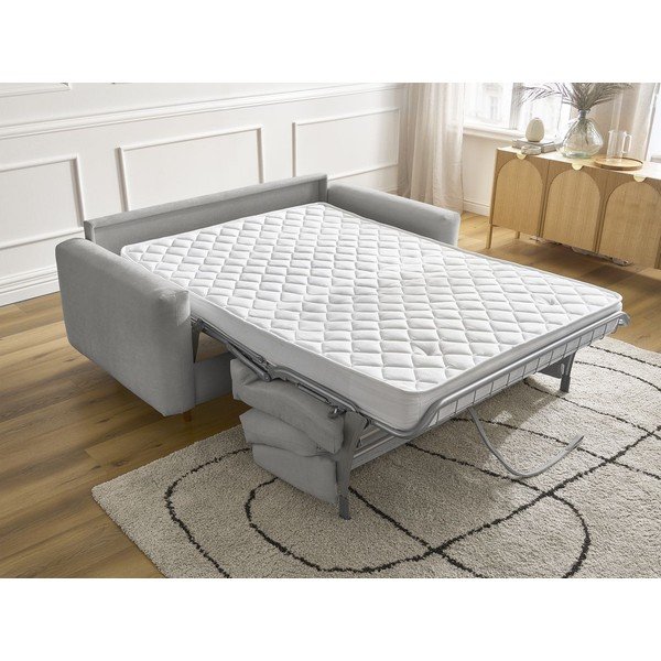 Сив диван за ежедневно спане/сгъваем 200 cm Cocoone – Bobochic Paris-image-1