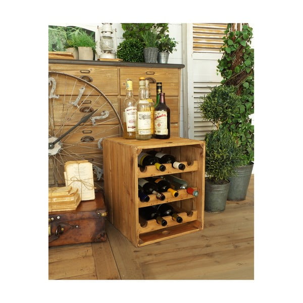 Дървен шкаф за вино Модул Сурово дърво - Orchidea Milano
