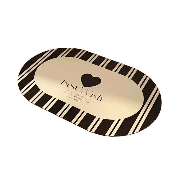 Черен/кремав килим за баня 60x100 cm Best Wish – Foutastic