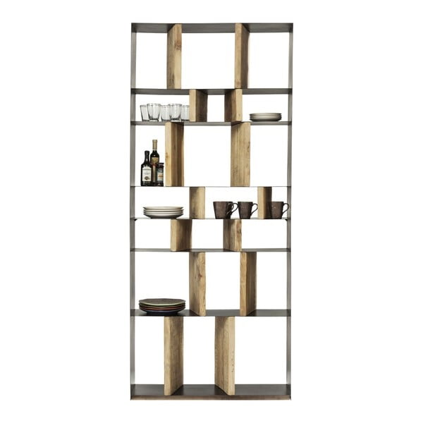 Knihovna z recyklovaného borovicového dřeva Kare Design Storm