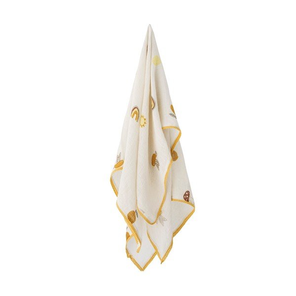 Бяло бебешко одеяло 80x100 cm Agnes - Bloomingville Mini-image-4