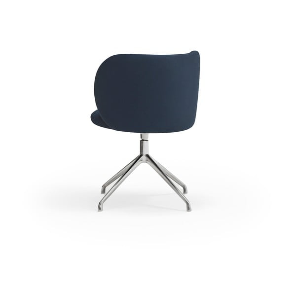 Тъмносин тапициран трапезен стол Mogi – Teulat-image-3