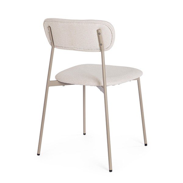 Кафяво-сив тапициран трапезен стол Inka – Yes Everyday-image-4