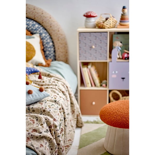 Детски шкаф за книги от масивна дървесина Pavlovnia в естествен цвят 55x89,5 cm Calle - Bloomingville Mini-image-4