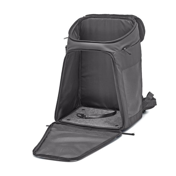 Тъмносива раница за всички любимци 27x35 cm Zaino Asphalt – MiaCara