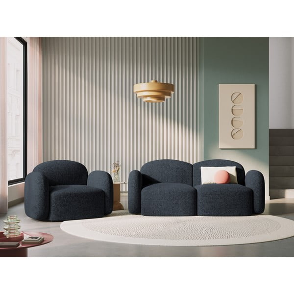 Син диван 194 cm Blair - Micadoni Home-image-1