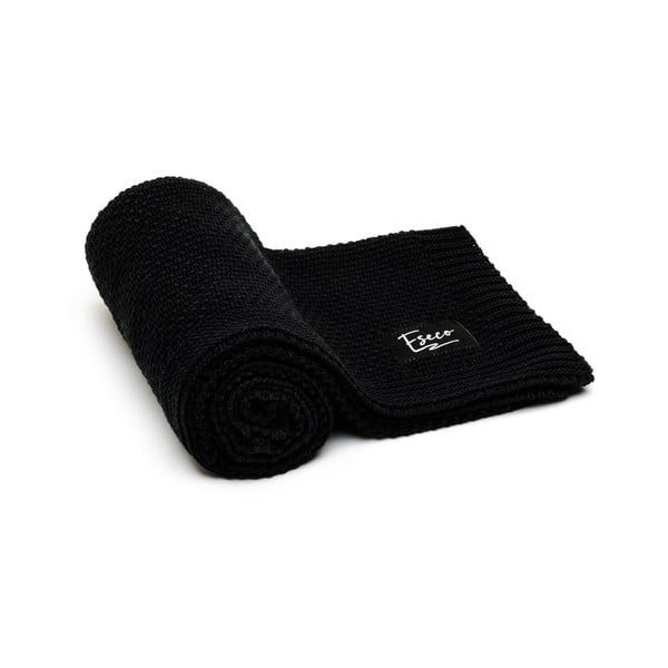 Черно бебешко плетено одеяло , 80 x 100 cm Spring - ESECO