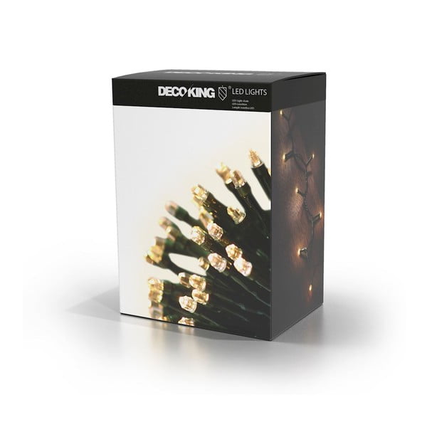 Зелена LED светлинна верига Basic, 200 светлини, дължина 19,93 м - DecoKing-image-2