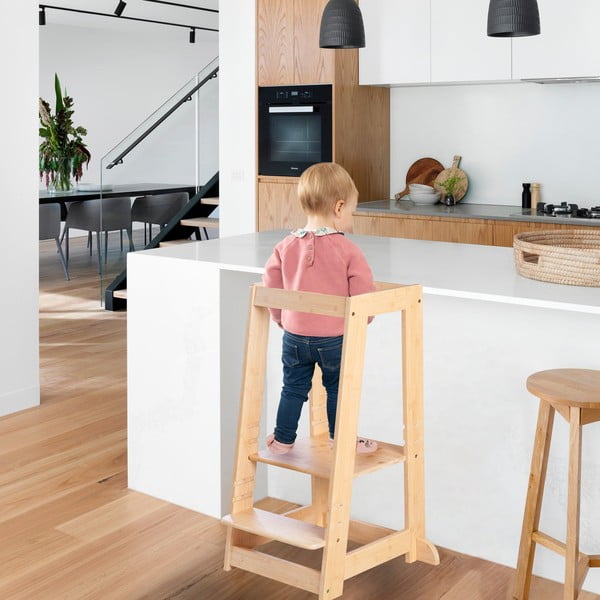 Бамбукова учебна кула в естествен цвят – Roba-image-2