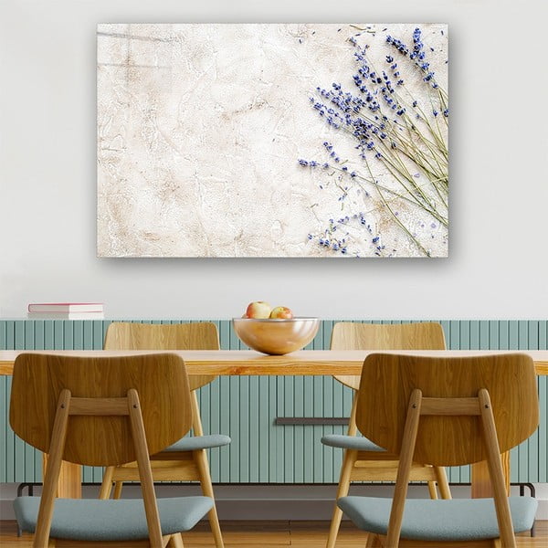 Картина върху стъкло 100x70 cm Lavender - Wallity-image-1