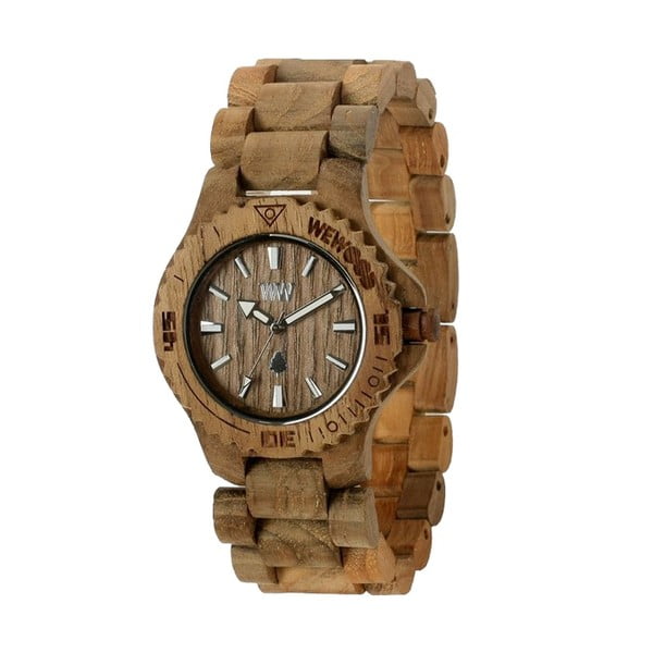 Dřevěné hodinky Date Teak