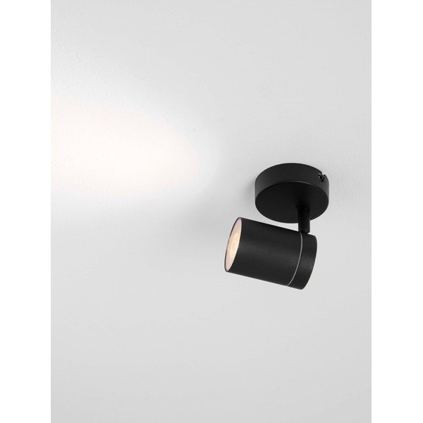 Матово черно метален прожектор с огъваща се структура 12x8 cm Alma – Nova Luce-image-3