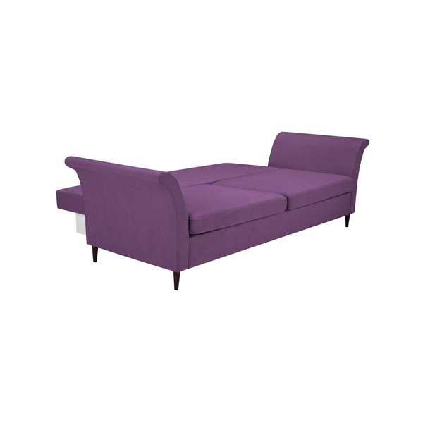 Лилав 3-местен разтегателен диван с място за съхранение Peony - Mazzini Sofas-image-4
