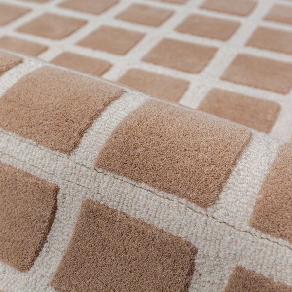 Розов ръчно изработен вълнен килим 140x200 cm Renga Wool – Flair Rugs-image-4