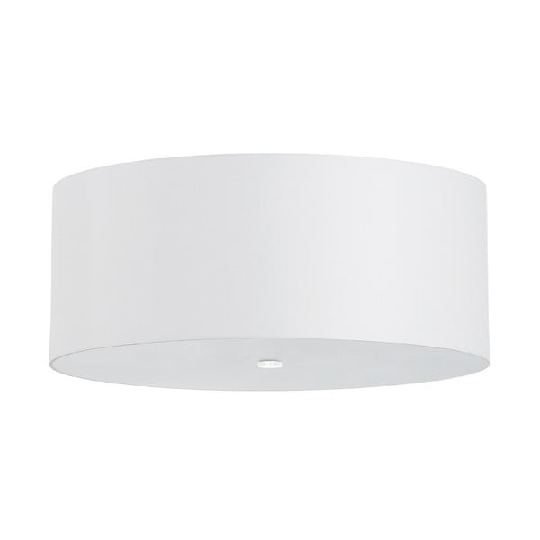 Бяла лампа за таван със стъклен абажур ø 70 cm Volta - Nice Lamps