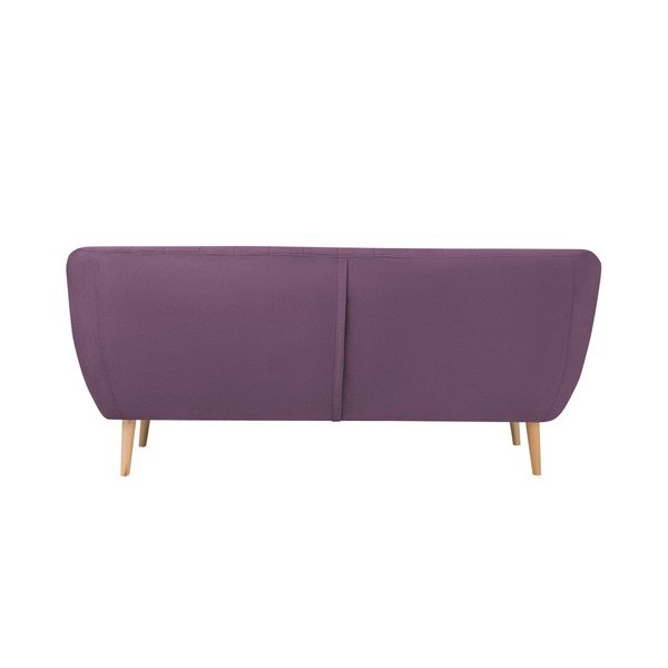 Fialová sametová pohovka Mazzini Sofas Sardaigne, 188 cm-image-3