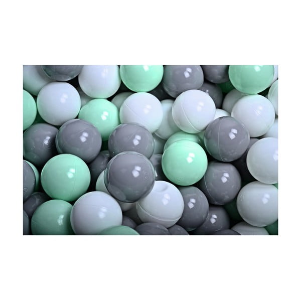 Комплект от 50 топки за бебешки басейн MeowBaby Mint - Meowbaby