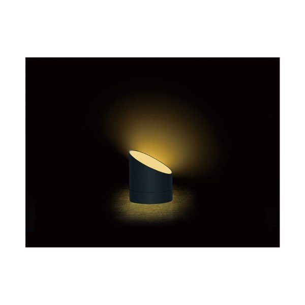 Черен будилник с LED дисплей на ръба The Edge - Gingko-image-2