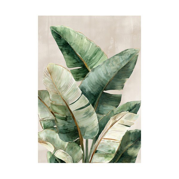 Печатна върху платно картина 70x100 cm Foliage – Styler