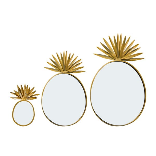 Sada 3 zrcadel Bombay Duck Pineapple