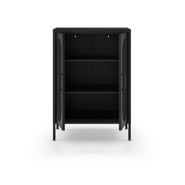 Черно шкафче 70x100 cm Diora – Marckeric-image-3