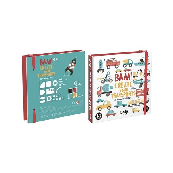 Комплект за щамповане Транспорт - Londji