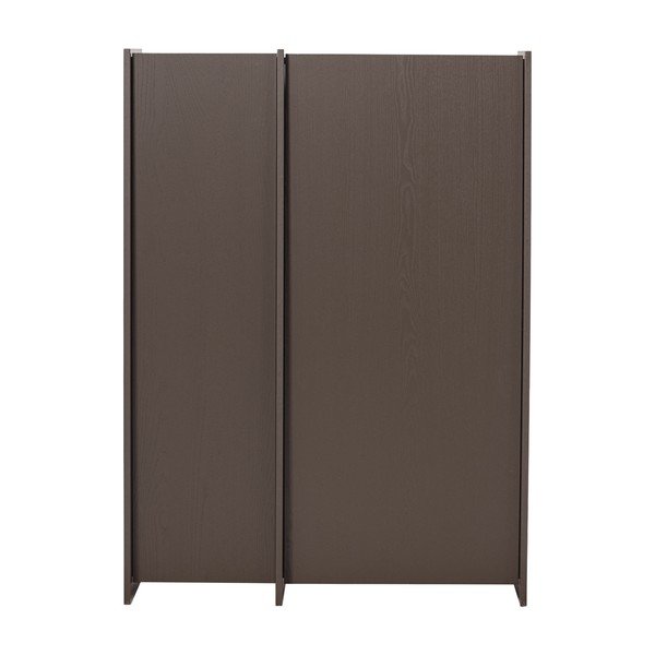 Тъмнокафяво шкафче от декор от ясен 102x140x44 cm Brock – WOOOD-image-2