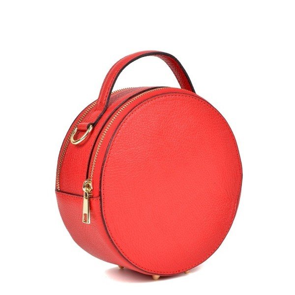Червен кожен портфейл Pargo - Isabella Rhea-image-2