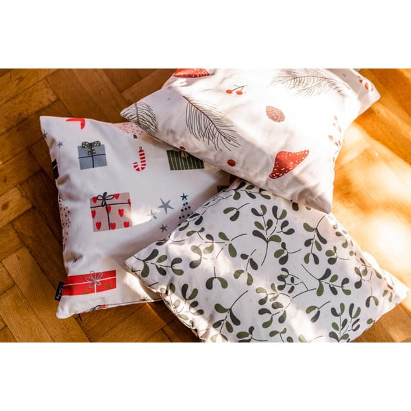 Калъфки за възглавници в комплект от 4 бр. с коледни мотиви 45x45 cm Santa – Butter Kings-image-4