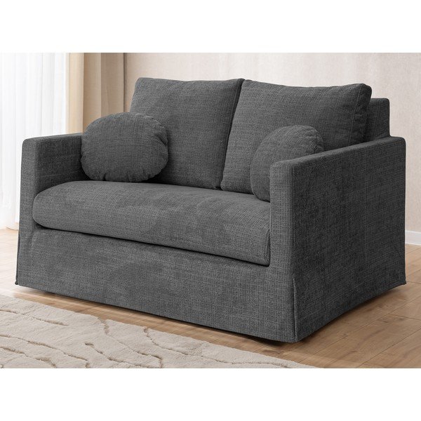 Тъмносив диван 140 cm Paphos – Ropez-image-1