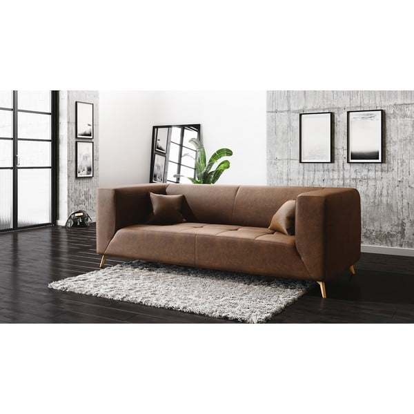 Меденожълт диван , 217 cm Toro - MESONICA-image-1