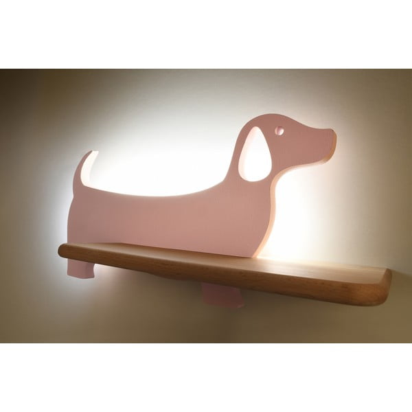 Розово детско осветително тяло Dog - Candellux Lighting-image-1