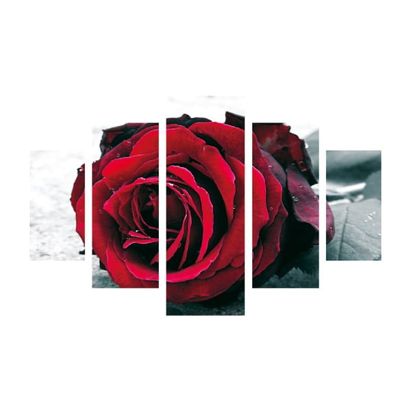 Картина от няколко части "Розите са червени", 92 x 56 cm - Unknown
