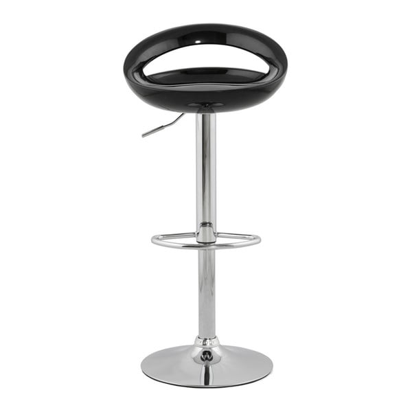 Černá nastavitelná otočná barová židle Kokoon Design Venus