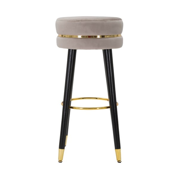 Светлосив тапициран бар стол (височина на седалката 74 cm) Paris – Mauro Ferretti-image-1